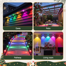 15M Solar Permanent Eaves Lights with 36 Smart RGB Modules