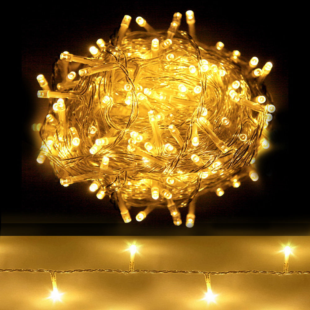 100M Christmas String Lights with 500 Warm White LEDs