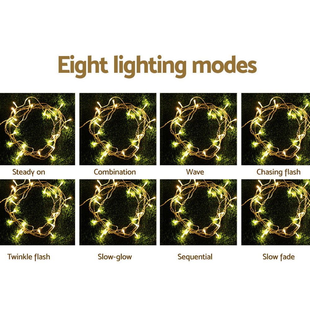 100M Christmas String Lights with 500 Warm White LEDs