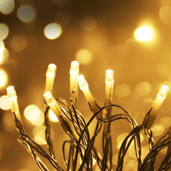 100M Fairy Lights – Warm White LEDs 500 Lights