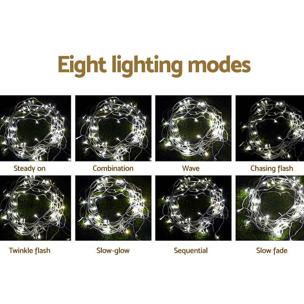 100M Christmas String Lights with 500 Cool White LEDs