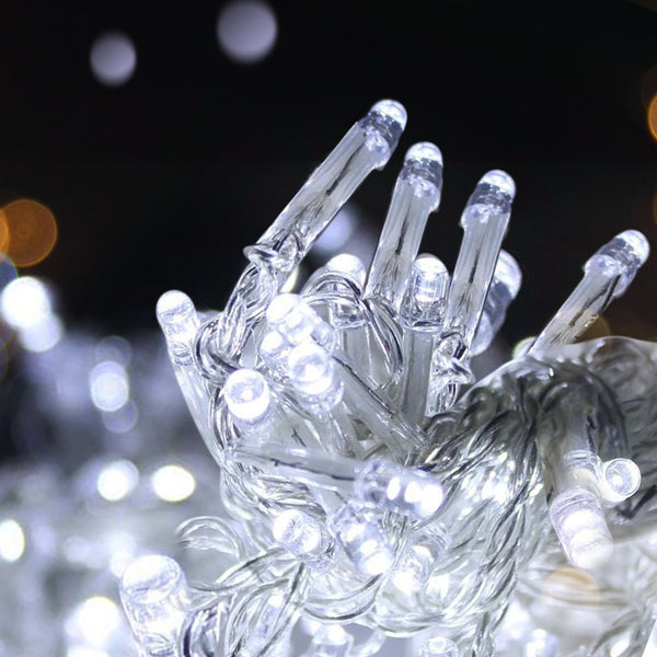 100M Fairy Lights – Cool White LEDs 500 Lights