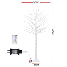 6FT RGB LED Twig Christmas Tree with Remote Control